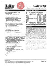 Click here to download ISPLSI1048E50LTI Datasheet