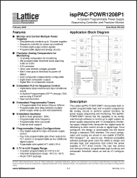 Click here to download ISPPAC-POWR1208P1 Datasheet