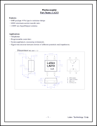 Click here to download LA213 Datasheet