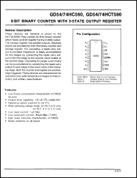 Click here to download GD74HCT590D Datasheet