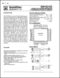Click here to download GM16C452 Datasheet