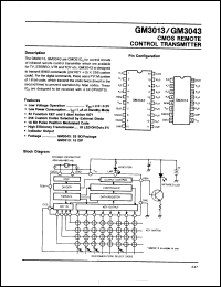 Click here to download GM3013 Datasheet