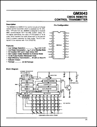 Click here to download GM3043 Datasheet