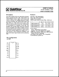 Click here to download GM71C464A70 Datasheet