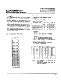 Click here to download GMM784000S70 Datasheet