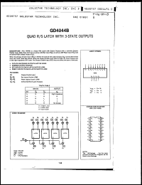 Click here to download GD4044BJM Datasheet
