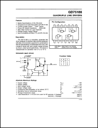 Click here to download GD75188J Datasheet