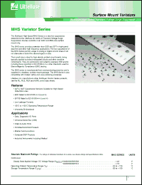 Click here to download V0603MHS03NH Datasheet