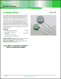 Click here to download V250LA4 Datasheet