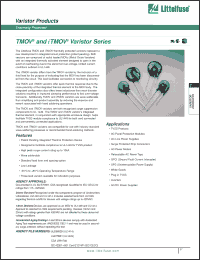 Click here to download TMOV20R200M Datasheet