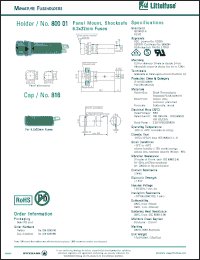 Click here to download 800-01 Datasheet