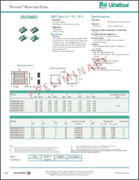 Click here to download SMD0603P050TF Datasheet