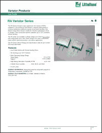 Click here to download V100RA16 Datasheet