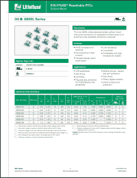 Click here to download 0805L010 Datasheet