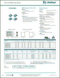 Click here to download SMD0805P050TS Datasheet