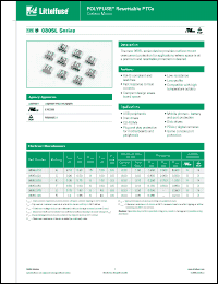 Click here to download 0805L050YR Datasheet