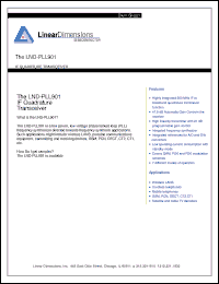 Click here to download LND-PLL901 Datasheet