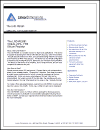 Click here to download LND-REC81 Datasheet