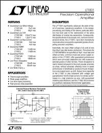 Click here to download LT1001 Datasheet