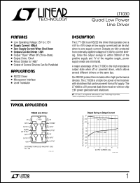 Click here to download LT1030 Datasheet