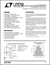 Click here to download LT1112 Datasheet