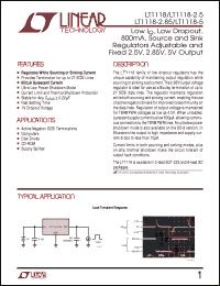 Click here to download LT1118-2.5 Datasheet
