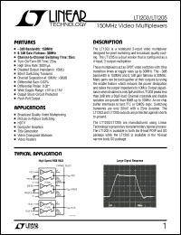 Click here to download LT1205 Datasheet