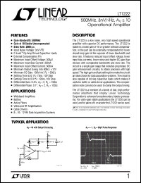 Click here to download LT1222 Datasheet