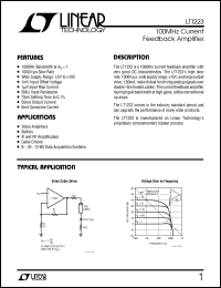 Click here to download LT1223 Datasheet