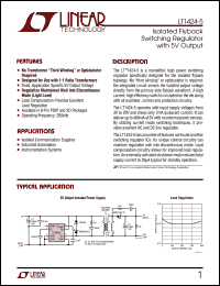 Click here to download LT1424-5 Datasheet