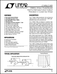 Click here to download LT1498 Datasheet