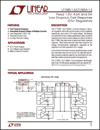Click here to download LT1585-1.5 Datasheet