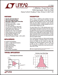 Click here to download LT1783 Datasheet