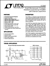 Click here to download LTC1047 Datasheet