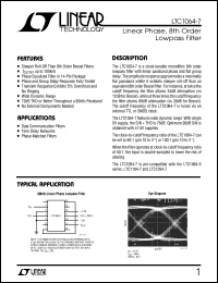 Click here to download LTC1064-7 Datasheet