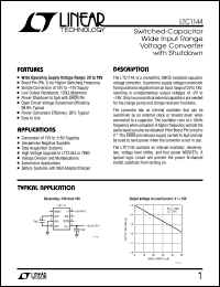 Click here to download LTC1144 Datasheet