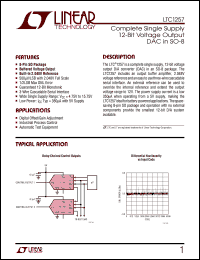 Click here to download LTC1257 Datasheet