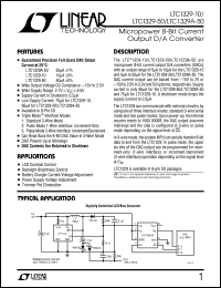 Click here to download LTC1329-10 Datasheet