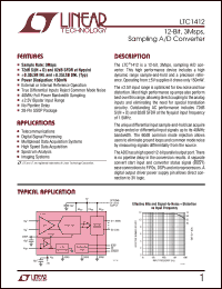 Click here to download LTC1412 Datasheet