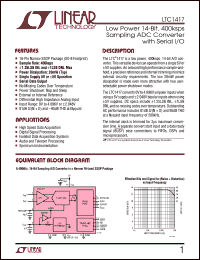 Click here to download LTC1417 Datasheet