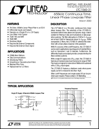 Click here to download LTC1565-31 Datasheet