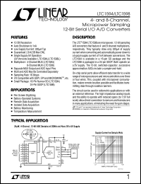 Click here to download LTC1594 Datasheet