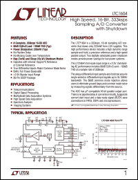 Click here to download LTC1604 Datasheet