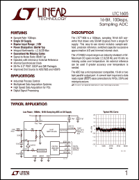 Click here to download LTC1605 Datasheet