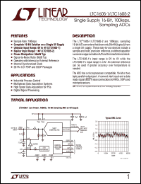 Click here to download LTC1605-1 Datasheet
