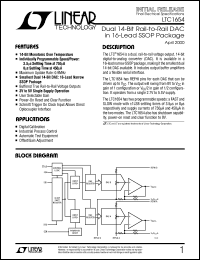 Click here to download LTC1654 Datasheet