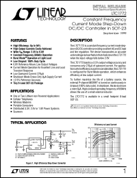 Click here to download LTC1772 Datasheet
