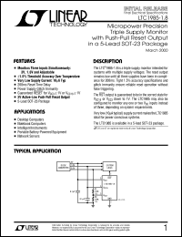 Click here to download LTC1985-1.8 Datasheet