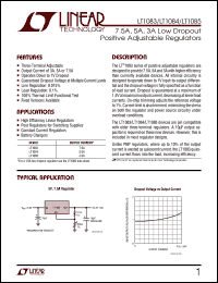 Click here to download LT1085CT Datasheet
