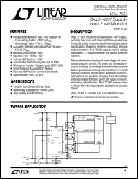 Click here to download LTC1921CMS8 Datasheet